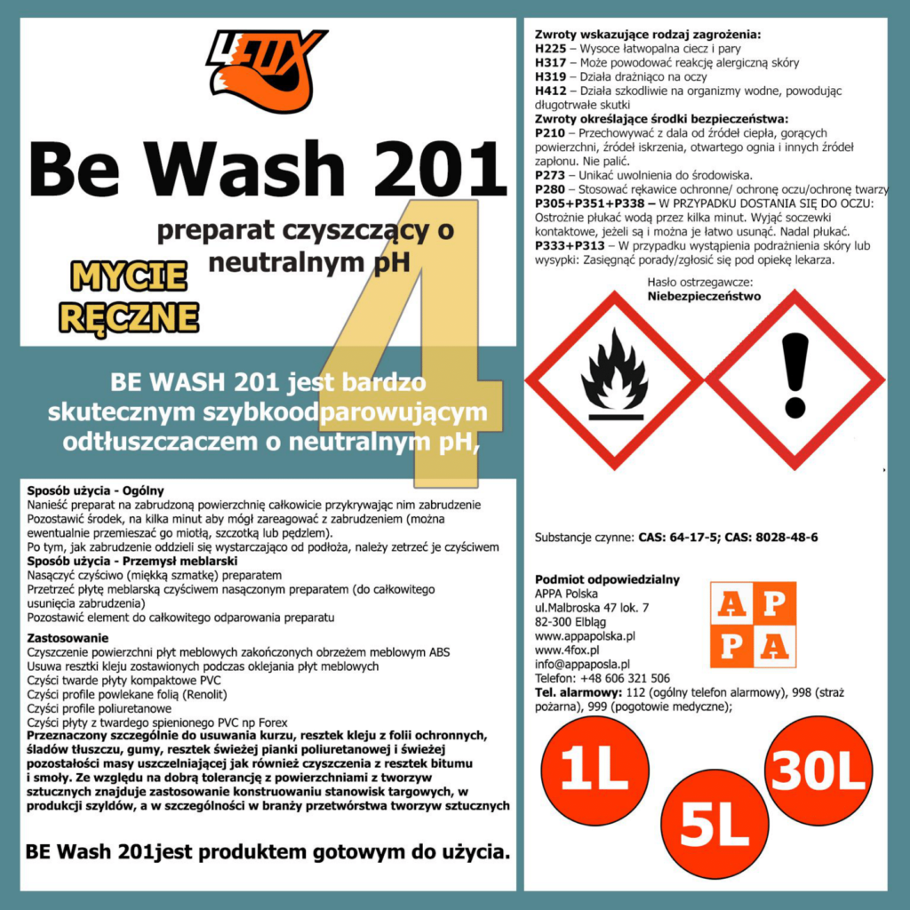 Be Wash 201